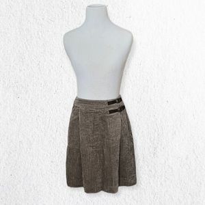 Boden Brown Corduroy Skirt Size 2